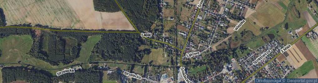 Zdjęcie satelitarne Brudzyńska ul.